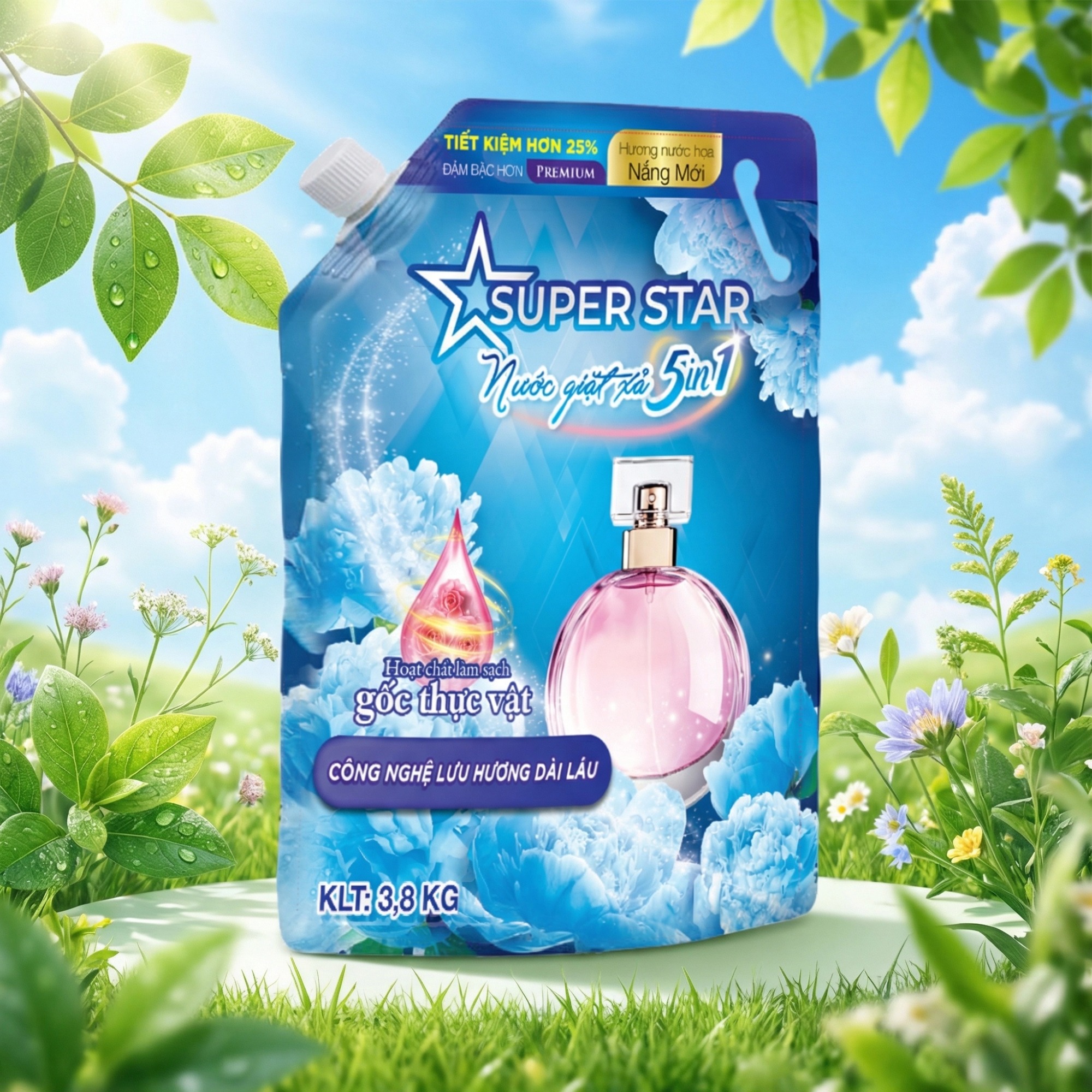 Gia c&ocirc;ng nước giặt